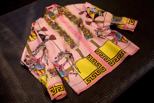 Versace Printed Silk Shirts for Women