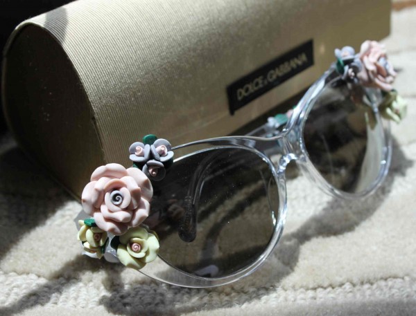 dolce gabbana flower sunglasses