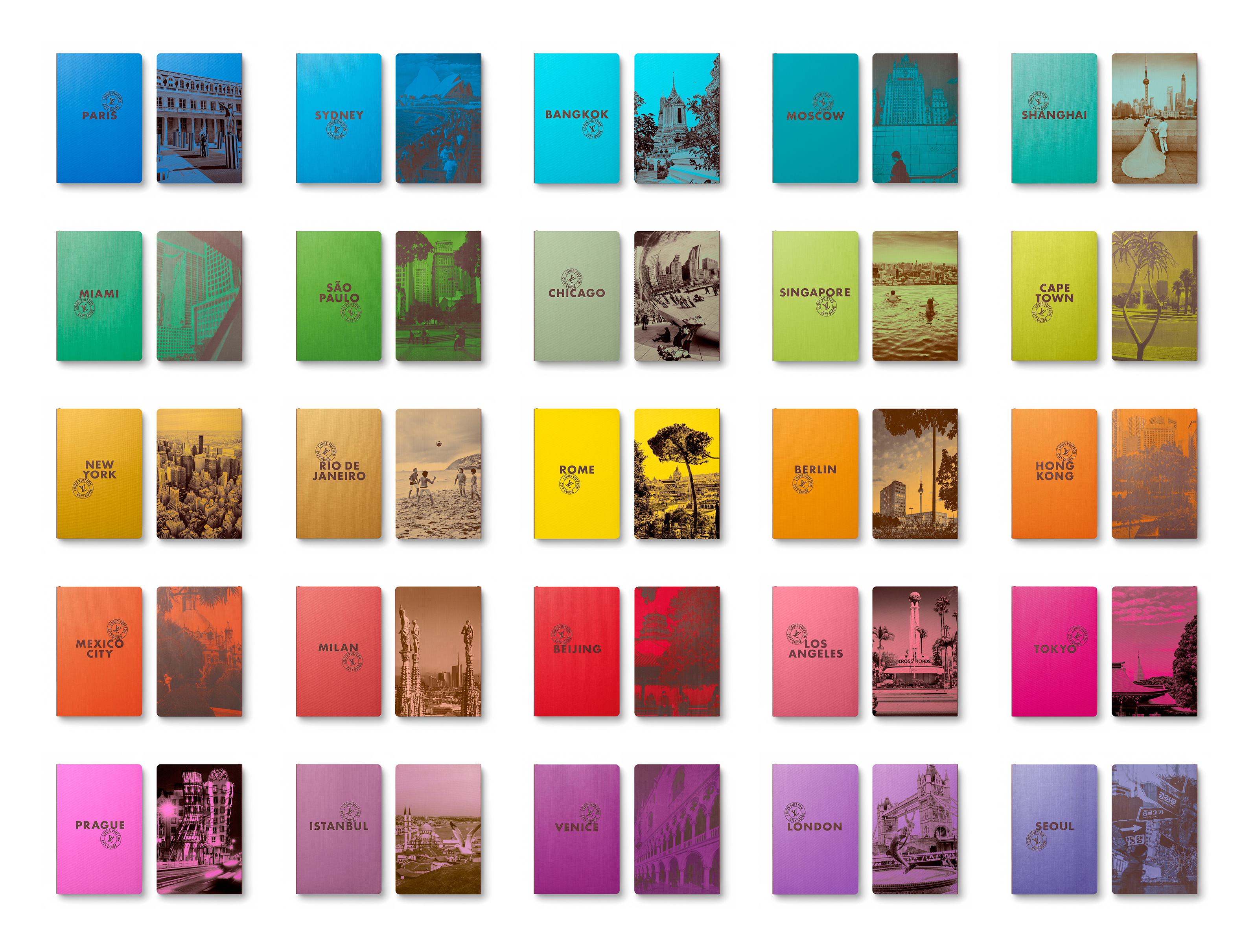 Louis Vuitton Guidebooks City Guide Eight Volumes by Vuitton Louis