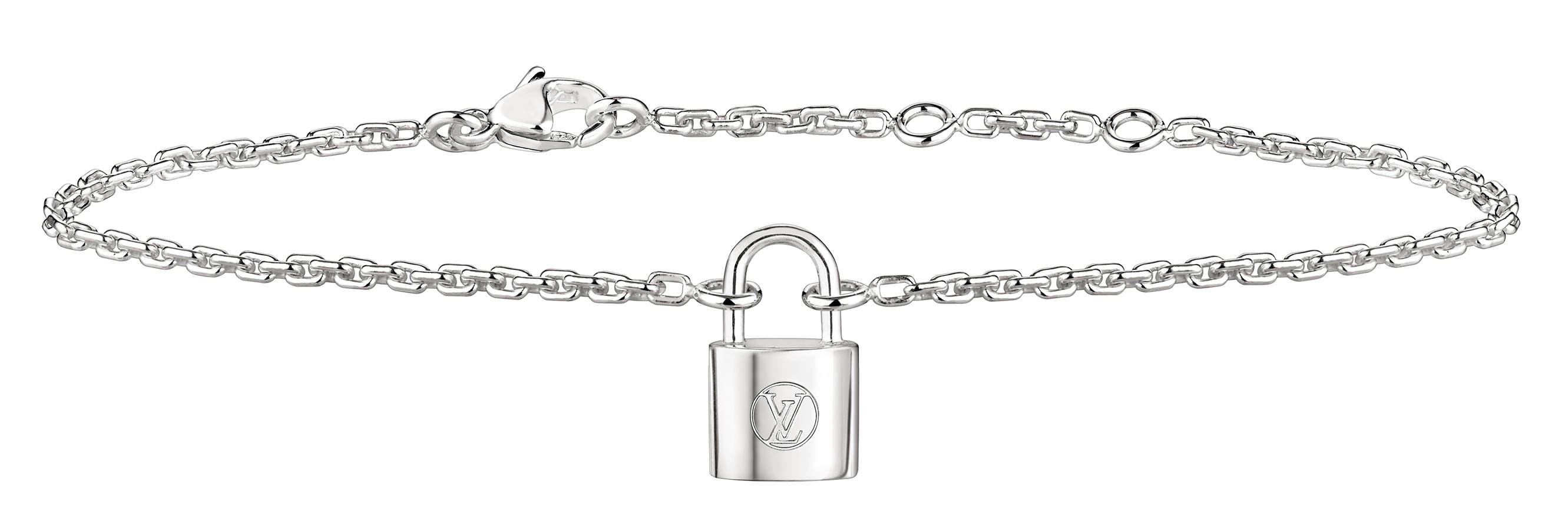 Louis Vuitton Unicef Sterling Silver Lockit Lanyard Bracelet 99lk630s For  Sale at 1stDibs