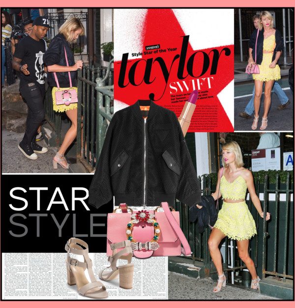 Spotted: Taylor Swift with Miu Miu Lady Bag