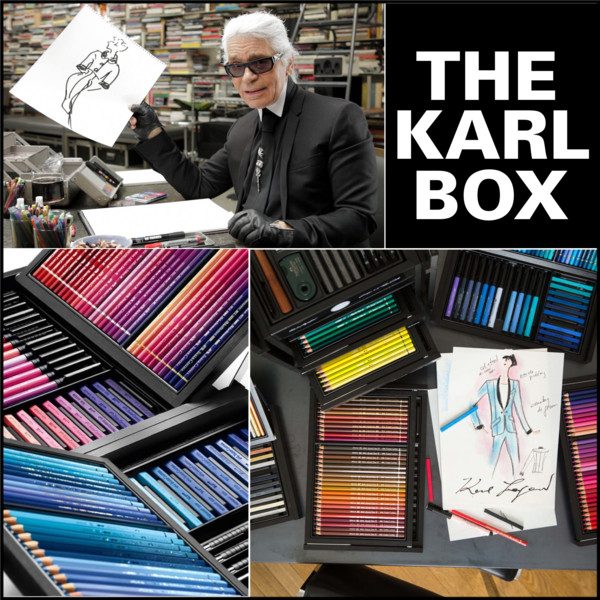Karl Lagerfeld's KARLBOX – Colours in Black for Faber-Castell