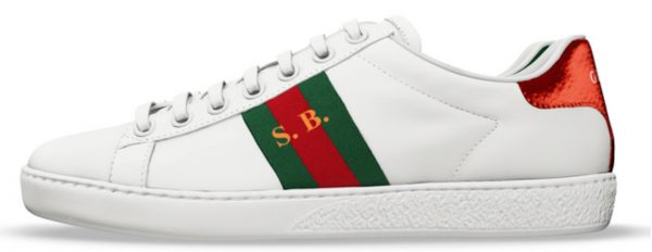 red and green gucci trainers