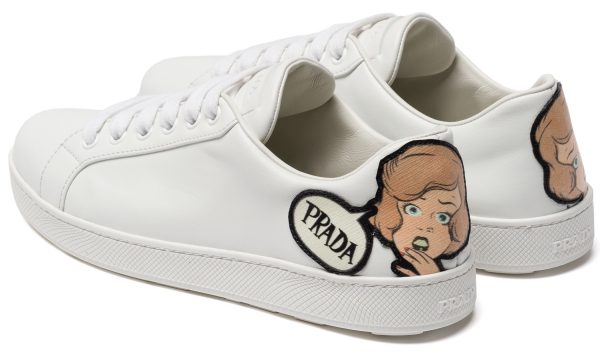prada comic shoes