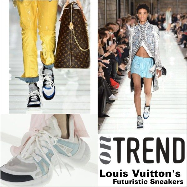 Louis Vuitton Men's V.N.R Sneakers Technical Knit Green 142641107