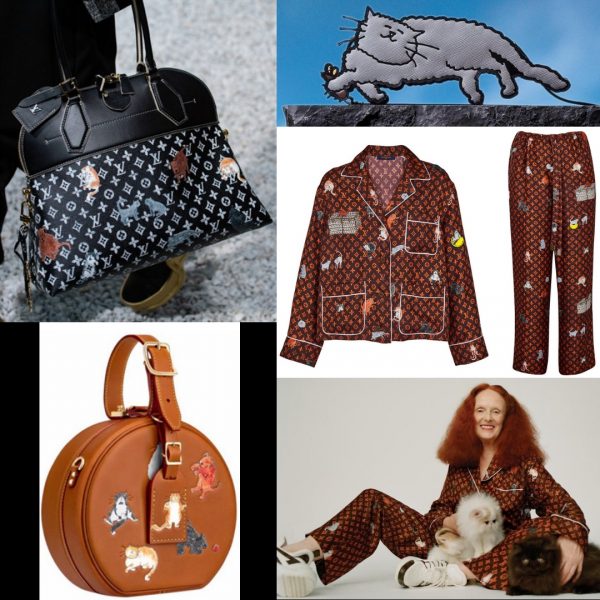 Grace Coddington's Louis Vuitton Collab Is the Cat's Pajamas – The  Hollywood Reporter
