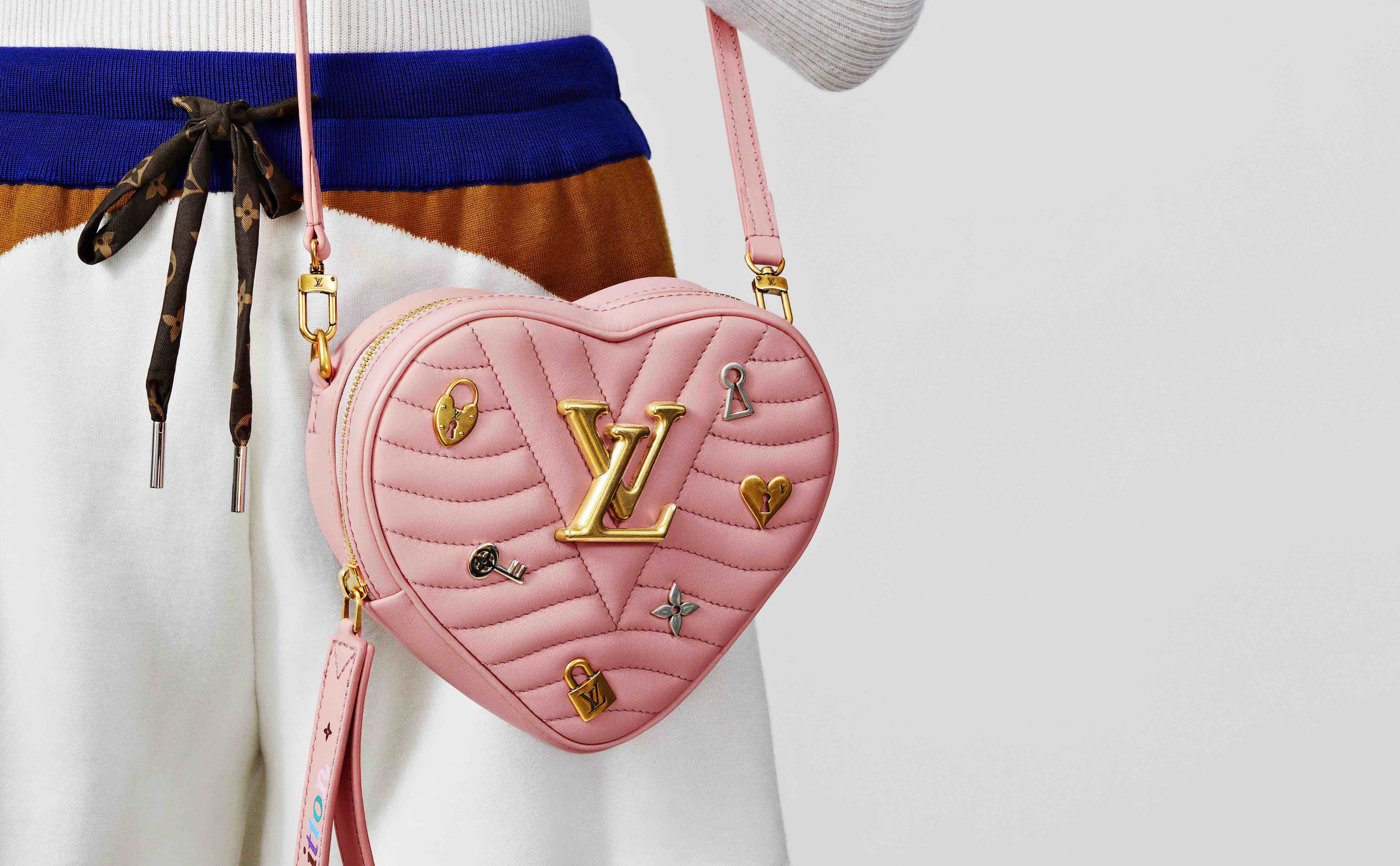 Louis Vuitton Black New Wave Love Lock Heart Crossbody Leather Pony-style  calfskin ref.978996 - Joli Closet