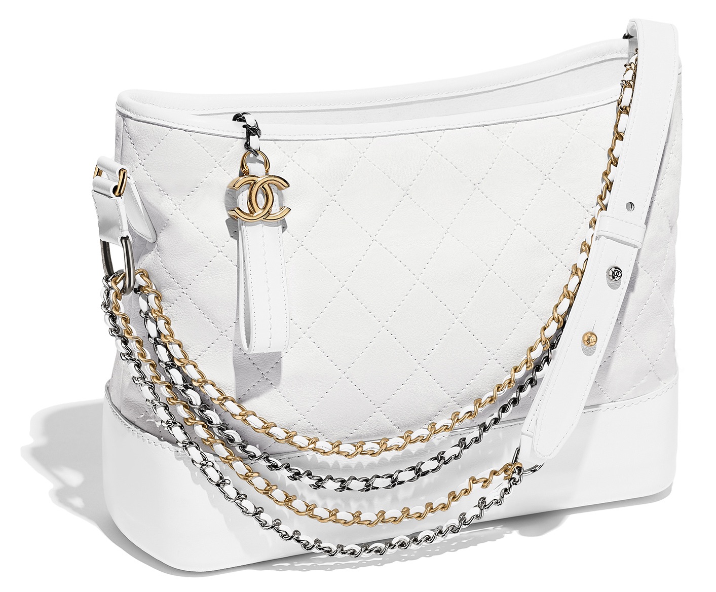 white chanel gabrielle bag