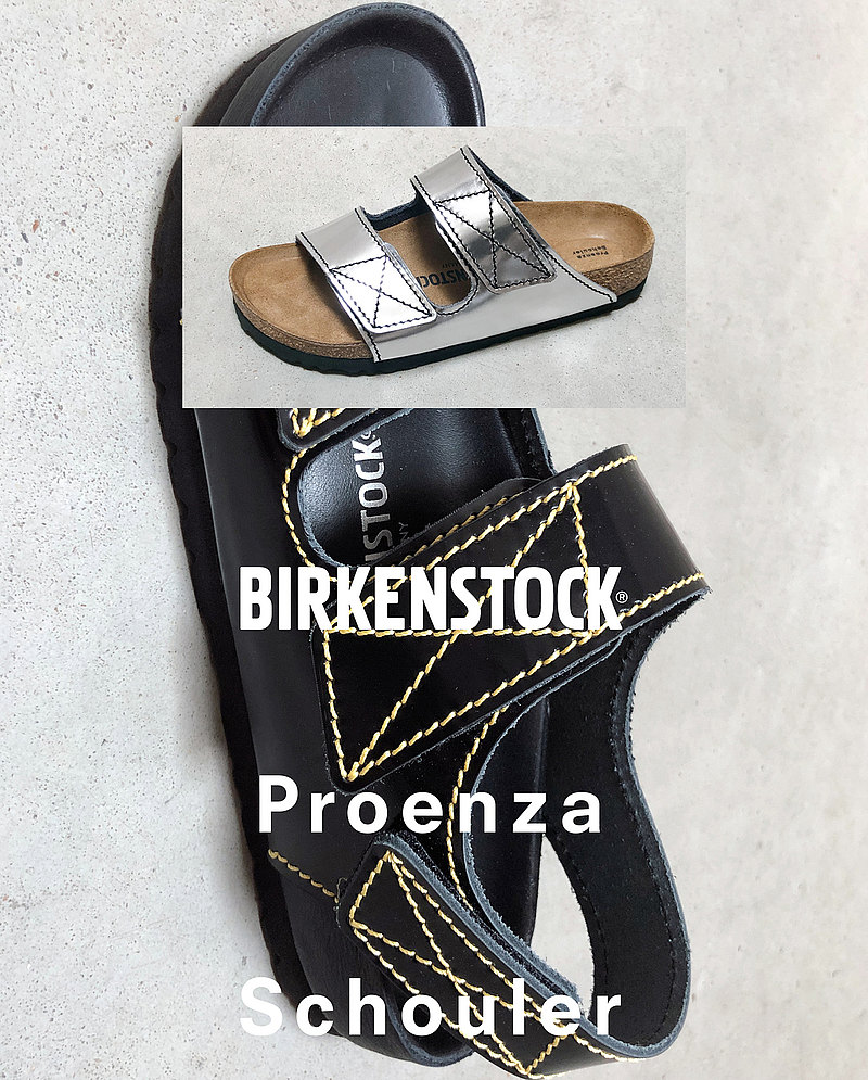 Proenza schouler birkenstock store silver